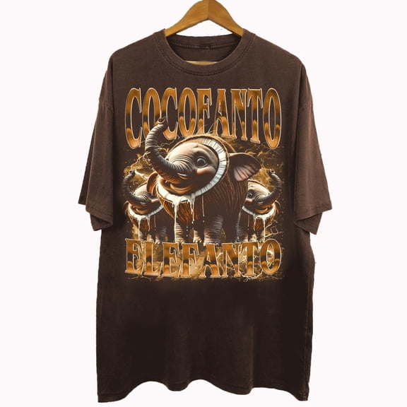 90s Style Cocofanto Elefanto T-Shirt, Cocofanto Elefanto Italian Brainrot Animal Gifts For