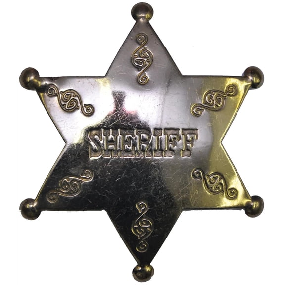 Sheriff Badge Adult Halloween Accessory