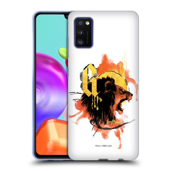 Head Case Designs Officially Licensed Harry Potter Deathly Hallows XXIV Gryffindor Soft Gel Case Compatible with Samsung Samsung Galaxy A41 (2020)