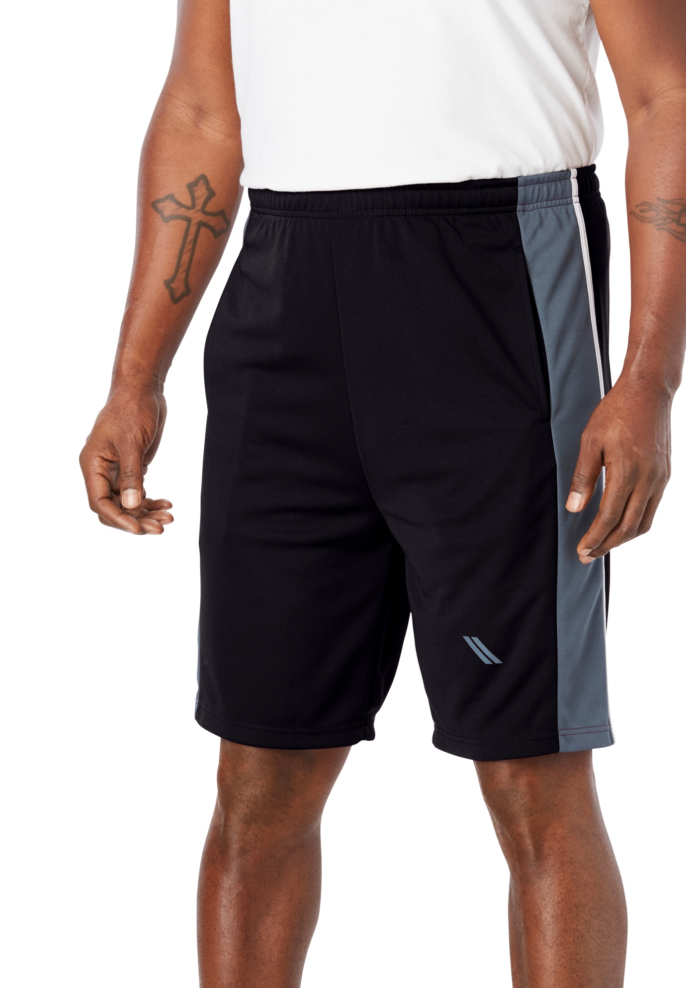 Dark Burgundy Navy 3XL Big KingSize KS Sport Mens Big /& Tall Power Wicking Shorts