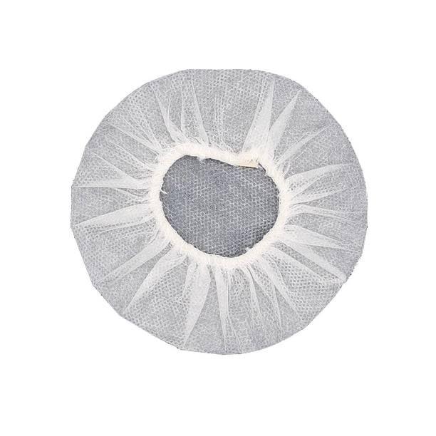 Cateissary 100 piezas almohadillas para los oídos auriculares almohadillas a prueba de polvo auriculares almohadillas elásticas de un solo fundas Relojes inteligentes Blanco