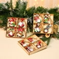 thumbnail image 4 of Colgantes de madera con gnomos navideños, adornos navideños para el hogar, adornos navideños para el árbol de Navidad 2024, regalo de Año Nuevo, 4 of 5