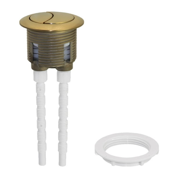 Botón de descarga de inodoro, botón de doble descarga, válvula resistente de 38 mm para tanque de inodoro doméstico.