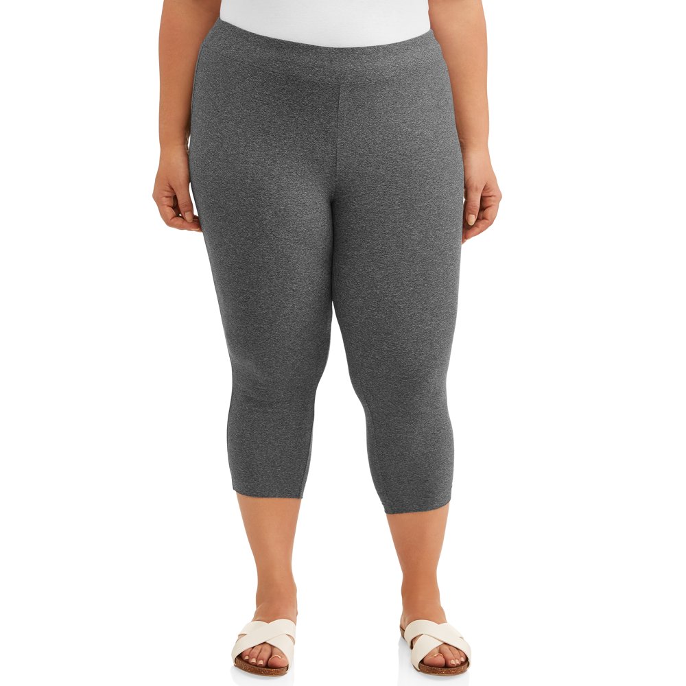 Terra & Sky Terra & Sky Women's Plus Size Super Soft Essential Capri