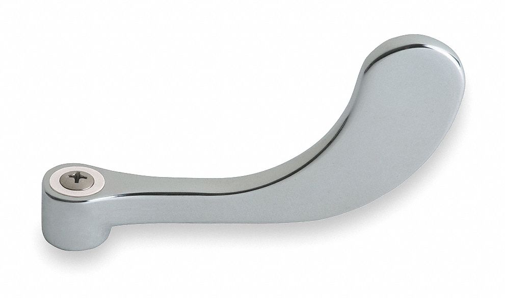 Chicago Faucets Wrist Blade Handle 4" Chrome Zinc Die Cast 317PLJKCP