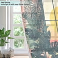 thumbnail image 4 of Yayeee Window Curtains Light Filtering 63"x42" Grommet Panel Pair Home Living Room Decor, Pink Sunset, 4 of 7