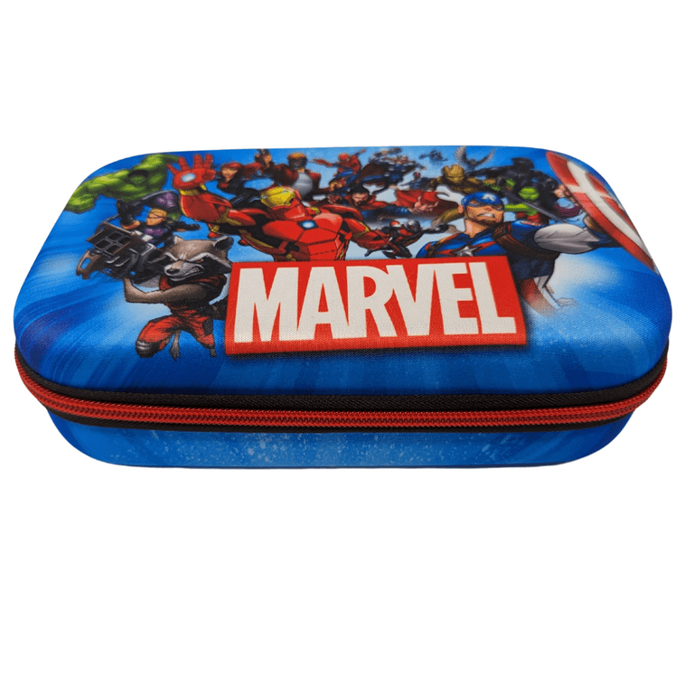 Marvel Avengers Pencil Case Organizer, Molded Hard Shell 