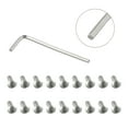 thumbnail image 3 of 18Pcs Electric Scooter Bottom Cover Steel Screws Fit for Ninebot Max G30 10*4mm, 3 of 8
