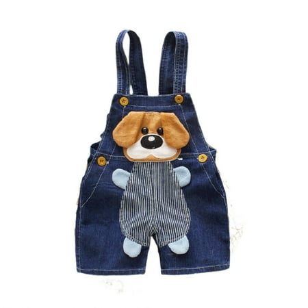 

Toddler Baby Girls Boy s Denim Suspender Jeans Overalls Jean Overall Summer For Baby Girl Boy With Cute 3D Dog 3 6 Month Boy Outfits Baby Boy Linen Baptism Clothes Boy 4t 18 M9nth Boy Clothes Baby