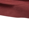 thumbnail image 3 of Breezora Mens Cotton V Neck Knit Sweater Breathable Lightweight Pullover Classic Casual Fall Top XXL Size Red, 3 of 4