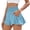 Light Blue, variant on Admvng Shorts for Women Solid Breathable High Waisted Yoga Running Shorts