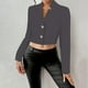 thumbnail image 2 of Blusa de manga larga,Blusa de mujer, jersey de manga larga con cuello vuelto, abrigo de poliéster con botones, cuello en V, estilo informal, para uso diario en casa, sopatenor, 2 of 9