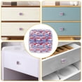 thumbnail image 5 of 4 Pieces Set Drawer Pulls Handle Square Wardrobe Cabinet Knobs with Stainless Steel Screws Furniture Kitchen Decor, 5 of 5