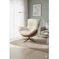 thumbnail image 2 of Sillón Giratorio Individual Moderno para Sala y Recamara Diseño Ergonómico Premium| Cómodo y Elegante Tapizado Moderno con Base Naranja, 2 of 6