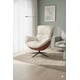 thumbnail image 2 of Sillón Giratorio Individual Moderno para Sala y Recamara Diseño Ergonómico Premium| Cómodo y Elegante Tapizado Moderno con Base Naranja, 2 of 6