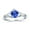 Blue, variant on Bling Jewelry Womens BFF Sister Statement Ring Blue Simulated Sapphire CZ Pave