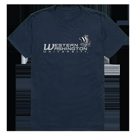 W Republic Products 506-252-NVY-03 The Freshman Tee, Western Washington University, Navy - Large