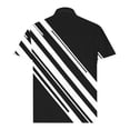 thumbnail image 5 of Blusa y camisa de manga corta con cuello vuelto para hombre, blusa informal con botones y estampado geométrico, blusa de manga corta con cuello vuelto para hombre, 5 of 5