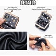 thumbnail image 4 of shiyou-Genuine Leather Mini Jewelry Box, Portable Luxury Case for Rings Earrings Bracelets Brown (Pink), 4 of 4