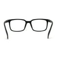 thumbnail image 4 of Stylish Matte Finish Rectangle Plastic Reading Glasses Matte Black +1.5, 4 of 4