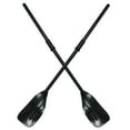 TUIBELYN Kayak Paddles Boat Oars, Detachable PVC Plastic Oar, 1 Pair ...