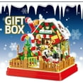 thumbnail image 6 of 654 Pcs Christmas Snow-Room Building Block Set with LED Lights and Transparent Display Box, Christmas-Toys Christmas-Sock-Filling for Kids & Adults, 6 of 6