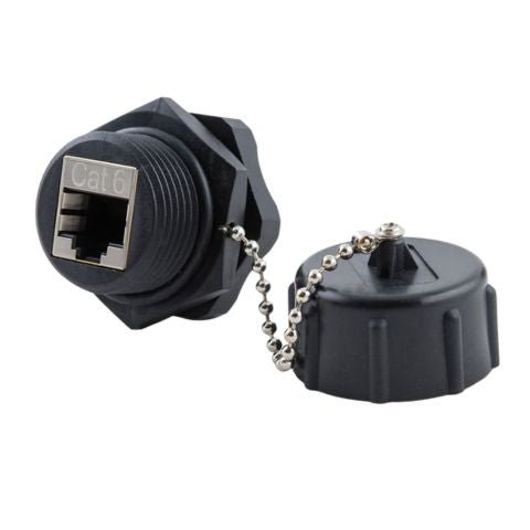 NP-J6SIPC - MODULAR JACK CAT6 SH PANEL MOUNT WITH DUST CAP WATERPROOF IP67