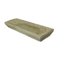 thumbnail image 2 of Hand-Carved Wooden Decorative Centerpiece Bowl 21.75 Inches Long, 2 of 5