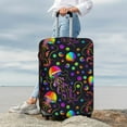 thumbnail image 4 of Uemuo Rainbow Jellyfishes Printed Washable Luggage Cover - Fashion Suitcase Protector Fits 18-32 Inch Luggage -X-Large, 4 of 9
