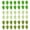 Set E, variant on Assorted Leaf Shaped Beads Translucent Green Jewelry Crafting DIY Elements