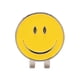 thumbnail image 1 of Clip magnético para sombrero, marcador de bola de aleación, tapas de sonrisa, Clips para cinturón de ala, bolsillo que no se cae, amarillo, 1 of 5