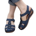 thumbnail image 3 of ZTTD Women's Ladies Girls Comfortable Ankle Hollow Round Toe Sandals Soft Sole Shoes, 3 of 9