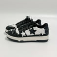 thumbnail image 4 of Zapatillas De Skate Con Cordones Y Gráficos De Estrella Para Mujer, Zapatos De Plataforma Con Parches De Suela Gruesa, Zapatillas Casuales Ligeras, 4 of 4