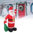 thumbnail image 3 of Papá Noel Inflable con Luz LED para Fiestas de Navidad en el Jardín del Patio Bolsa Impermeable ANGGREK Otros, 3 of 8
