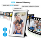 thumbnail image 5 of Digital Picture Frame 10.1 Inch 32GB WiFi Photo Frame 1280x800 HD IPS Touch-screen Auto Rotation Photo Sharing Via APP For Gift, 5 of 5