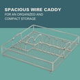 thumbnail image 6 of Gibson Home 144315.41 Abbeville Stainless Steel Flatware Set with Wire Caddy, Gold - 41 Piece, 6 of 7
