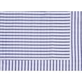 thumbnail image 2 of Truly Soft Pinstripe White and Navy Polyester 4-Piece King Sheet Set, stripe themed, for Men and Women, OEKO-TEX Certified Confidence, 2 of 6