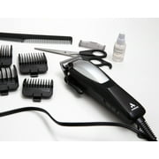 Andis Ultra Clip Corded 10 piece Clipper Kit, Black / Silver