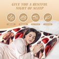 Yiaed Body Pillow Cover, Ultra Soft Microfiber Pillowcases, Breathable