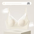 thumbnail image 1 of Ropa interior ultrafina de verano con orejas de conejo sin dejar huellas para mujer, pecho grande, encaje sexy pequeño, sujetador de copa de cristal de látex transpirable, 1 of 4