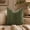Green, variant on Fennco Styles Beige Chenille Throw Pillow with Insert 18" X 18", Textured Corded Ribbed Decorative Filled Accent Pillow for Couch, Bed, Home and Cottage Décor, 2-Pack