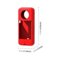 thumbnail image 2 of Tholdsy Funda de silicona X3 para cámara Insta 360 - Protección completa para Insta 360 X3 Protector Red Type3 NO3, 2 of 6