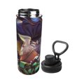 thumbnail image 2 of Botella de agua aislada deportiva Demon Slayer, de acero inoxidable, portátil, para exteriores, para viajes, fitness, estudiantes, talla única., 2 of 7