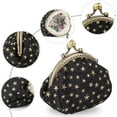 thumbnail image 3 of Five-Pointed Star Coin Purse Denim Change Pouch Wallets Buckle with Kisslock Clasp Coin Holder Clutch Handbags for Women Ladies, 3 of 5