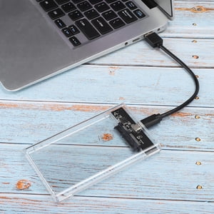 Qiilu USB C 3.1 Type de boîtier du disque dur C à externe 2.5in HDD Boîte de cas UASP