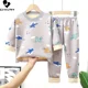 thumbnail image 4 of Nuevos pijamas gruesos y cálidos de otoño e invierno para niños y niñas, pijamas de manga larga con cuello redondo y dibujos animados, conjuntos de ropa de dormir para niños pequeños, 4 of 5
