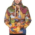 thumbnail image 6 of Winnie The Pooh Trendy Cartoon Men'S Fleece Hooded Hoodie, hoodies for women men with pockets,Fall Fashion 2025 Pullover Sweaters Winter Clothes, 6 of 9