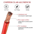 thumbnail image 3 of SUNNAREPOON 1/0 Gauge Battery Power Cable (15 Feet Red) - 0 AWG Car Copper Clad Aluminum Welding Cables with M10 & M12 Lugs for Camper, Trailer, RV, Solar Inverter Wire C88, 3 of 3