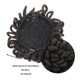 thumbnail image 3 of Extensión de cabello con cordón ajustable, moño afro y rastas sintéticas resistentes al calor para mujeres negras 27613, 3 of 5