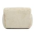 thumbnail image 2 of Summit 49" Faux Sheepskin Overstuffed Arm Chair Cream Beige, 2 of 10